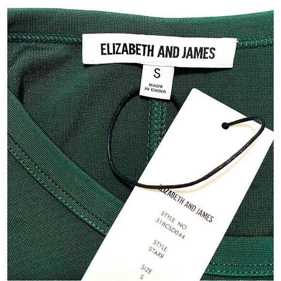 Elizabeth And James Starr Bodycon Dress in Green, Size S, New with tag - Picture 4 of 11
